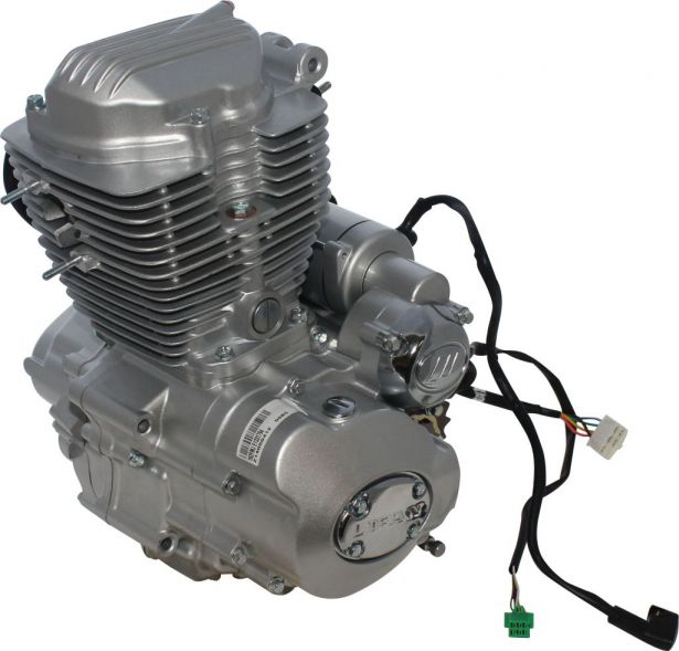 Complete Engine Vertical 150cc Engine, Manual Shift, Electric/Kick