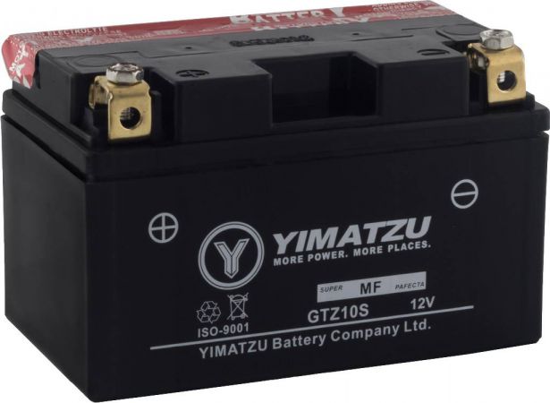 Battery - GTZ-10S-BS Yimatzu, AGM, Maintenance Free