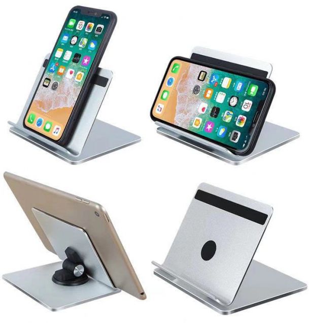 Desk Stand - Phone & Tablet Holder, 360 Degree Rotation