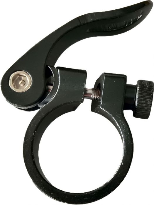 Seat Clamp - Seat Post Locking Bracket, 31.8mm, M6 x 55mm, SHOK Scooters Pulsar