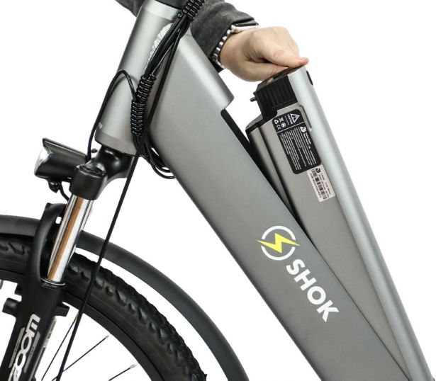 SHOK Nova - Step-Through City Ebike, 48V, 500W, 10.4Ah, 500Wh