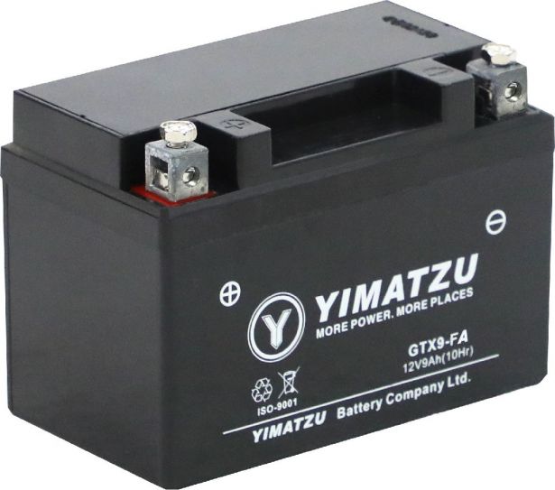 Battery - GTX9-FA Yimatzu, AGM, Maintenance Free