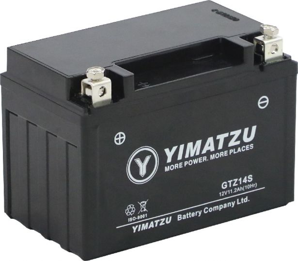 Battery - GTZ14S-FA Yimatzu, AGM, Maintenance Free
