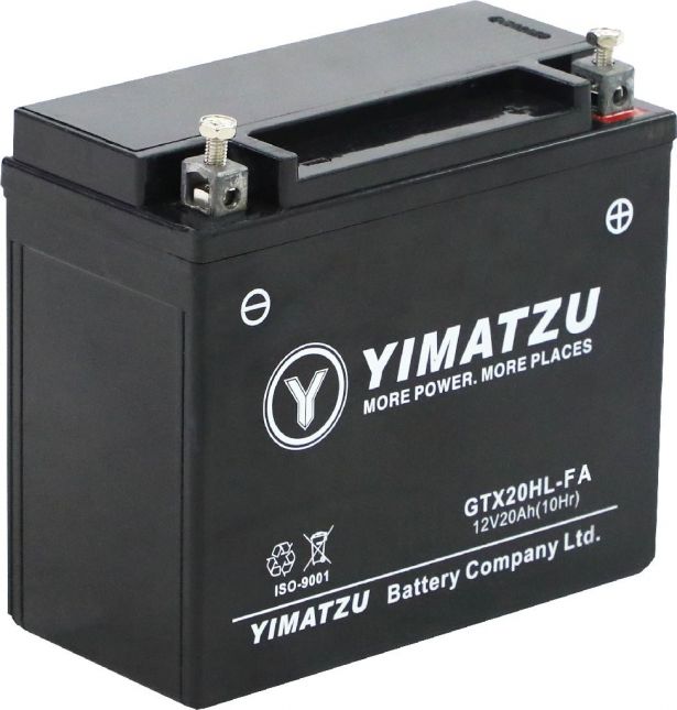 Battery - GTX20HL-FA Yimatzu, AGM, Maintenance Free