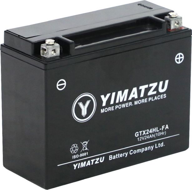 Battery - GTX24HL-FA Yimatzu, AGM, Maintenance Free