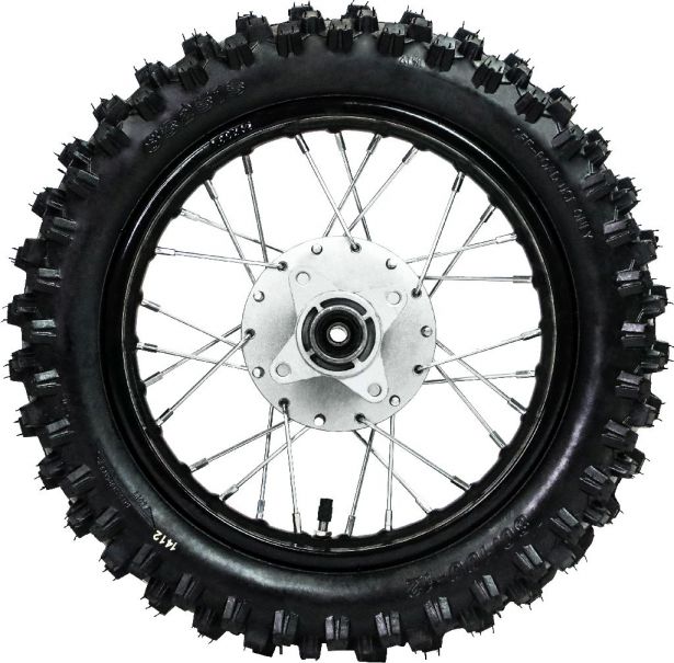 Rim and Tire Set - INCLUDES SPROCKET, Rear 12